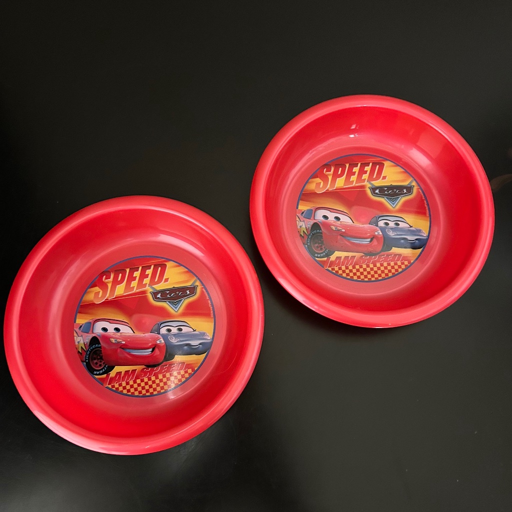 Speed Cars Bowls  Set Of 2